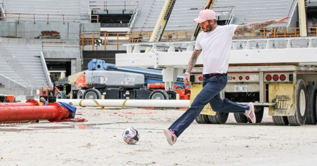 Beckham Aonyesha Maendeleo ya Uwanja Mpya wa Inter Miami, Mashabiki Wavutiwa