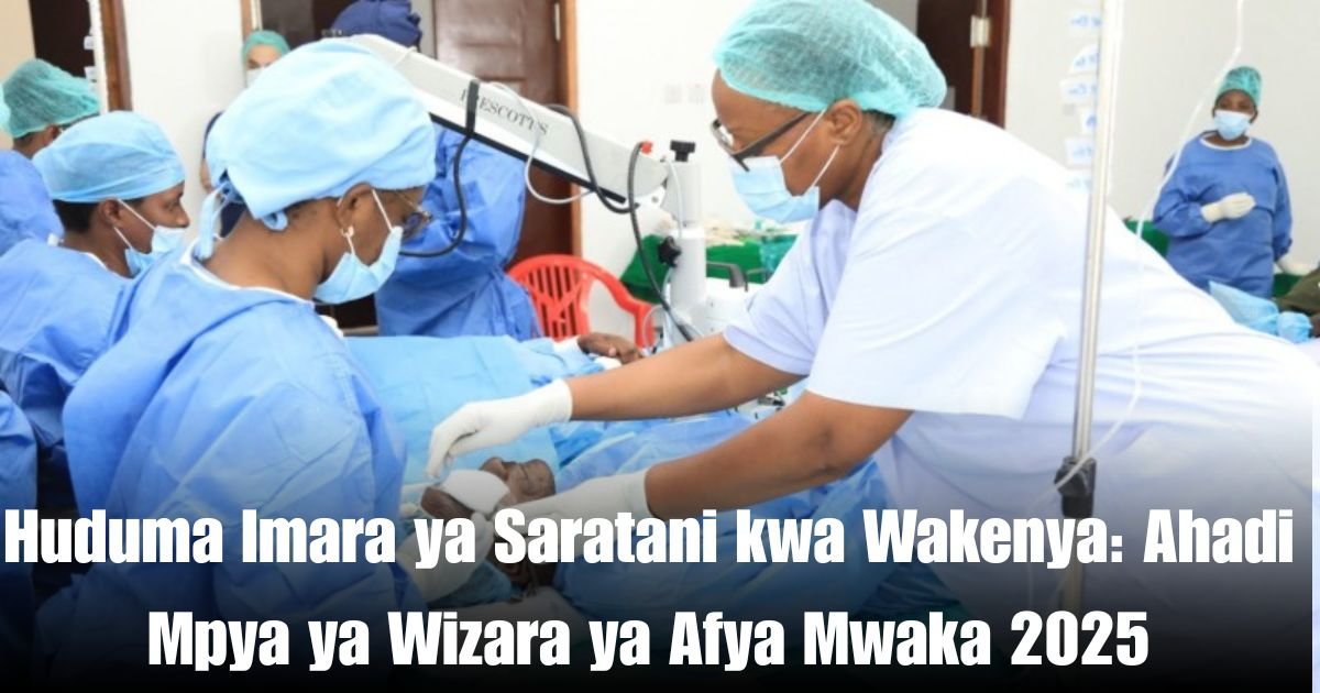 Huduma Imara ya Saratani kwa Wakenya: Ahadi Mpya ya Wizara ya Afya Mwaka 2025
