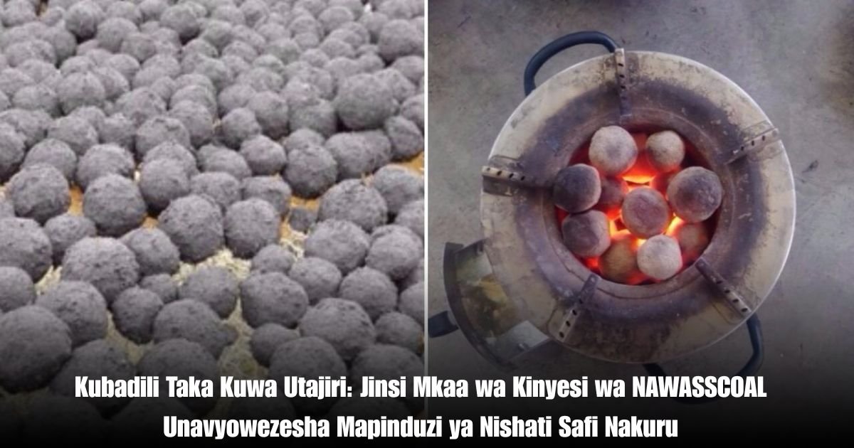 Kubadili Taka Kuwa Utajiri: Jinsi Mkaa wa Kinyesi wa NAWASSCOAL Unavyowezesha Mapinduzi ya Nishati Safi Nakuru