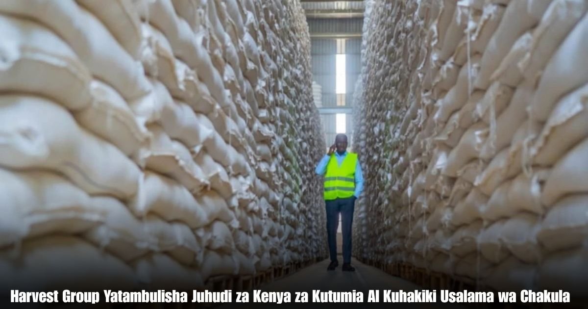 Harvest Group Yatambulisha Juhudi za Kenya za Kutumia AI Kuhakiki Usalama wa Chakula