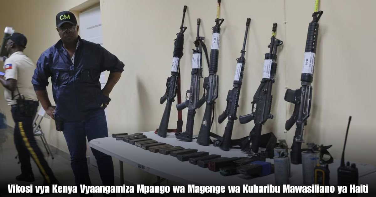 Vikosi vya Kenya Vyaangamiza Mpango wa Magenge wa Kuharibu Mawasiliano ya Haiti