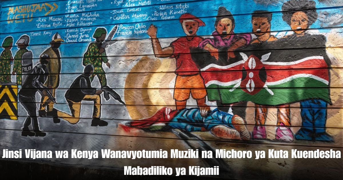 Jinsi Vijana wa Kenya Wanavyotumia Muziki na Michoro ya Kuta Kuendesha Mabadiliko ya Kijamii