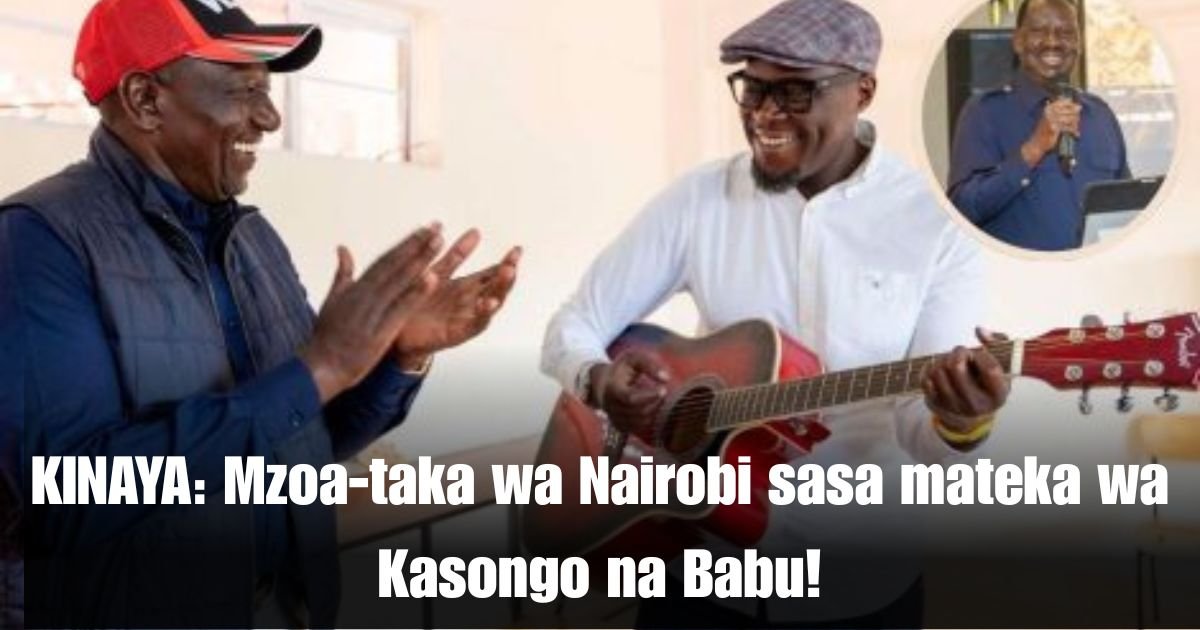 KINAYA: Mzoa-taka wa Nairobi sasa mateka wa Kasongo na Babu!