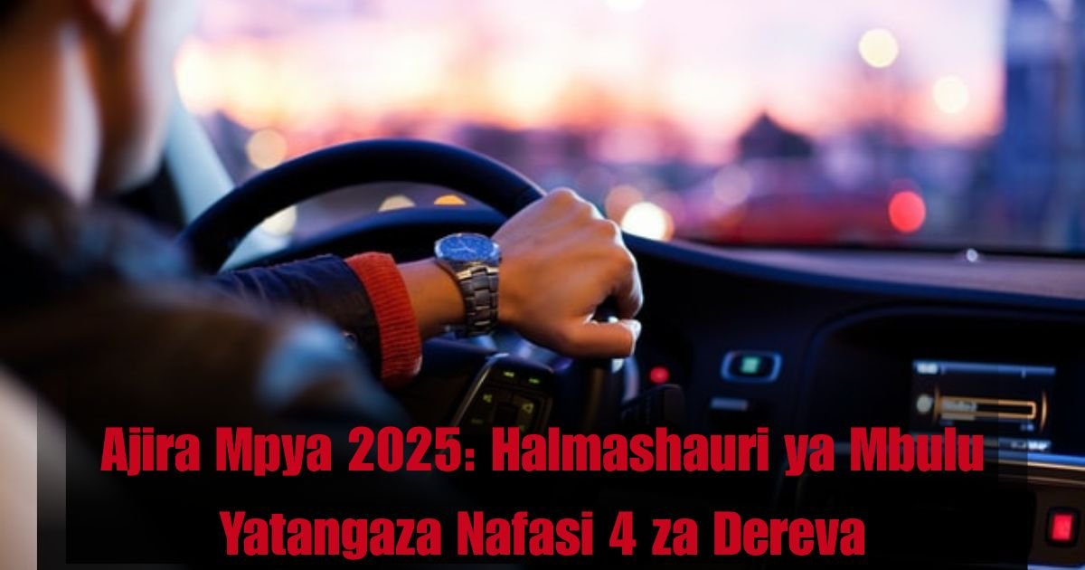 Ajira Mpya 2025: Halmashauri ya Mbulu Yatangaza Nafasi 4 za Dereva
