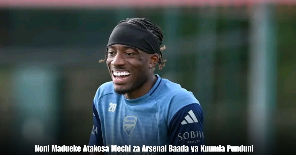 Noni Madueke Atakosa Mechi za Arsenal Baada ya Kuumia Punduni