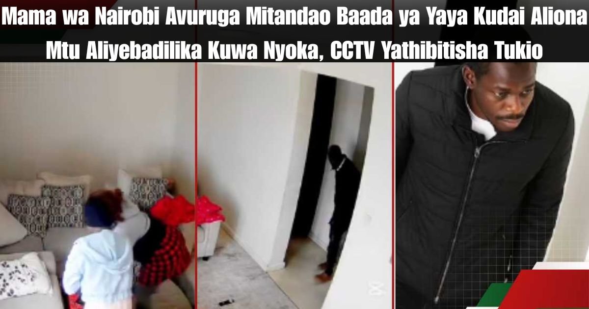 Mama wa Nairobi Avuruga Mitandao Baada ya Yaya Kudai Aliona Mtu Aliyebadilika Kuwa Nyoka, CCTV Yathibitisha Tukio