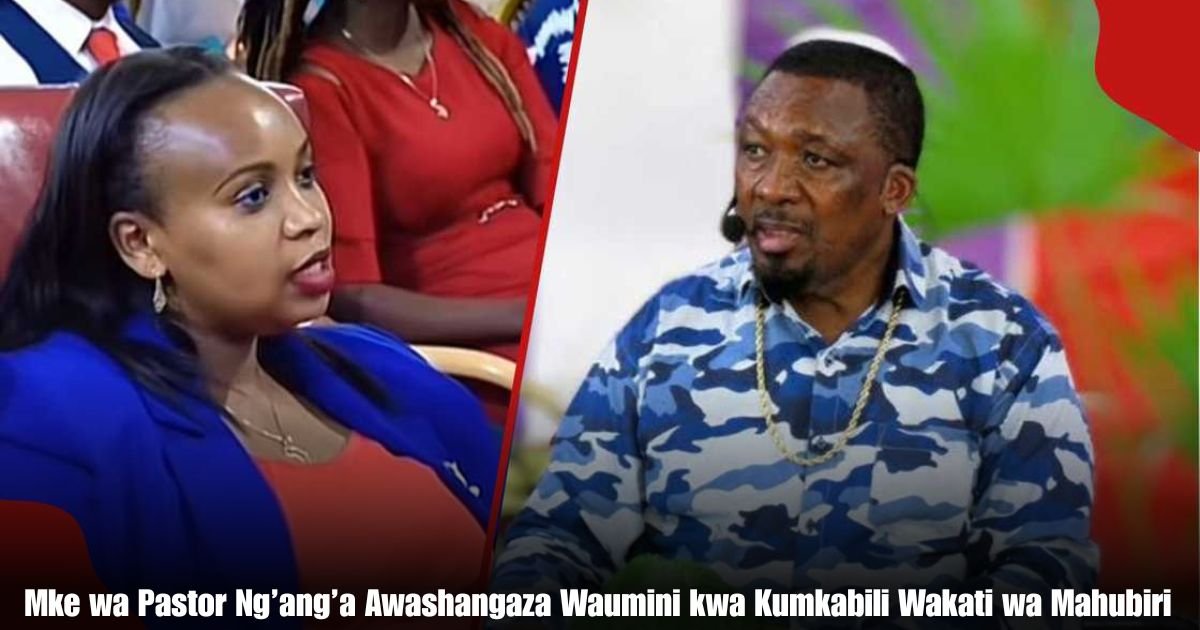 Mke wa Pastor Ng’ang’a Awashangaza Waumini kwa Kumkabili Wakati wa Mahubiri