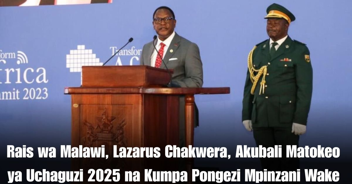 Rais wa Malawi, Lazarus Chakwera, Akubali Matokeo ya Uchaguzi 2025 na Kumpa Pongezi Mpinzani Wake
