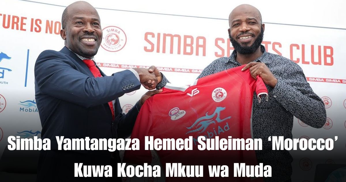 Simba Yamtangaza Hemed Suleiman ‘Morocco’ Kuwa Kocha Mkuu wa Muda