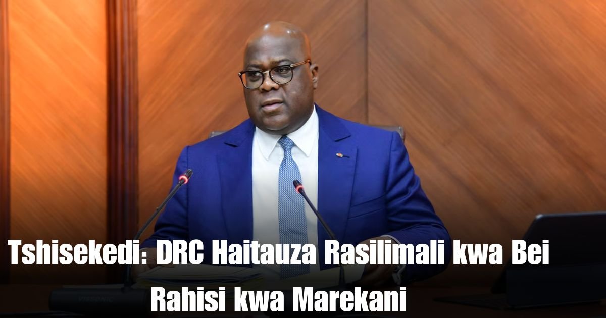 Tshisekedi: DRC Haitauza Rasilimali kwa Bei Rahisi kwa Marekani