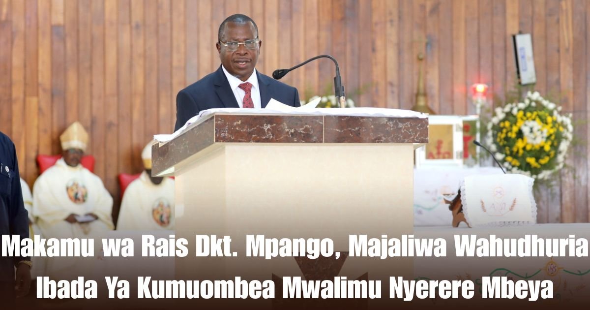 Makamu wa Rais Dkt. Mpango, Majaliwa Wahudhuria Ibada Ya Kumuombea Mwalimu Nyerere Mbeya