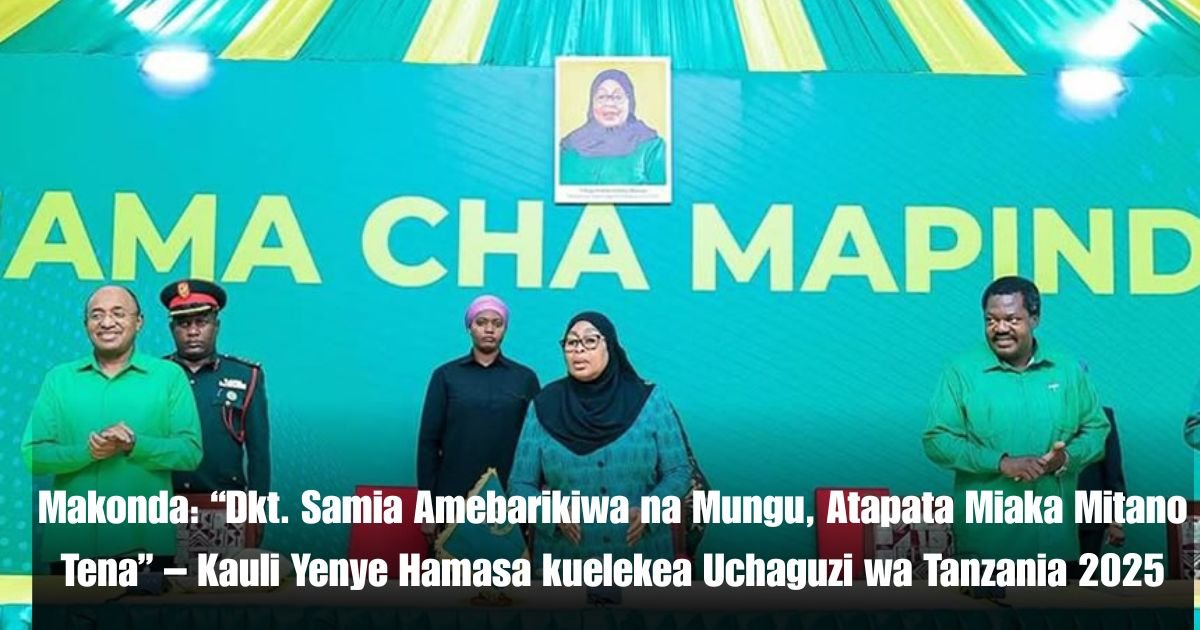 Makonda: “Dkt. Samia Amebarikiwa na Mungu, Atapata Miaka Mitano Tena” – Kauli Yenye Hamasa kuelekea Uchaguzi wa Tanzania 2025
