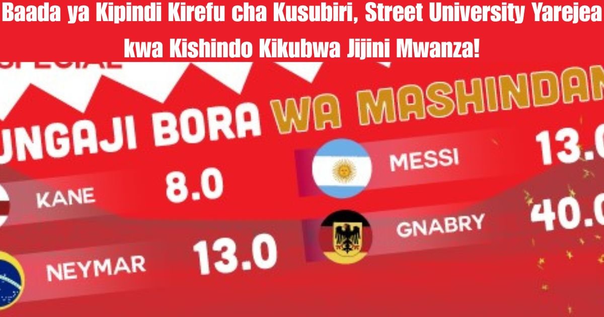 Baada ya Kipindi Kirefu cha Kusubiri, Street University Yarejea kwa Kishindo Kikubwa Jijini Mwanza!