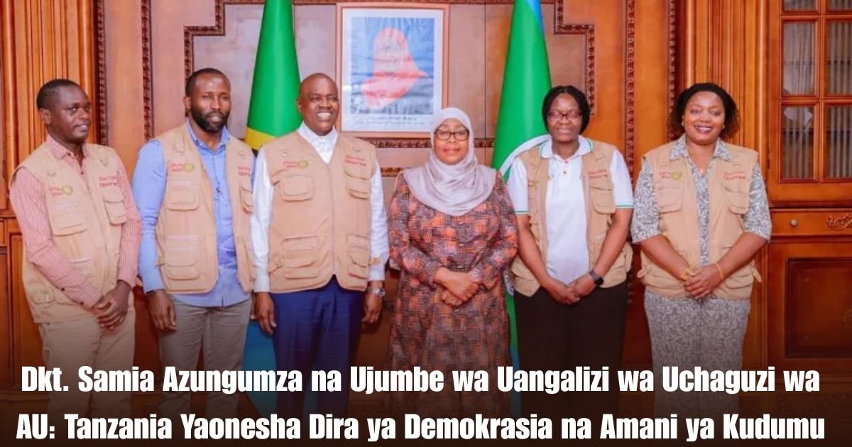 Dkt. Samia Azungumza na Ujumbe wa Uangalizi wa Uchaguzi wa AU: Tanzania Yaonesha Dira ya Demokrasia na Amani ya Kudumu