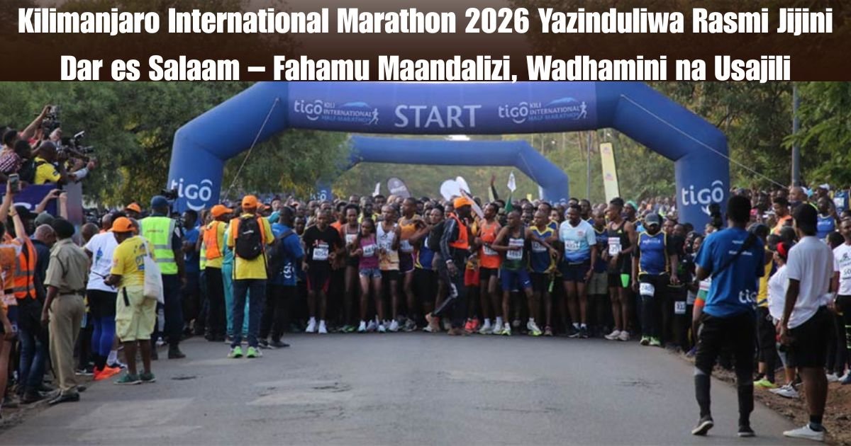 Kilimanjaro International Marathon 2026 Yazinduliwa Rasmi Jijini Dar es Salaam – Fahamu Maandalizi, Wadhamini na Usajili