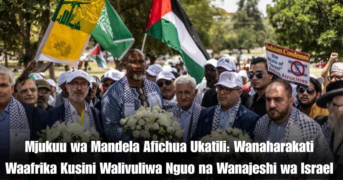 Mjukuu wa Mandela Afichua Ukatili: Wanaharakati Waafrika Kusini Walivuliwa Nguo na Wanajeshi wa Israel