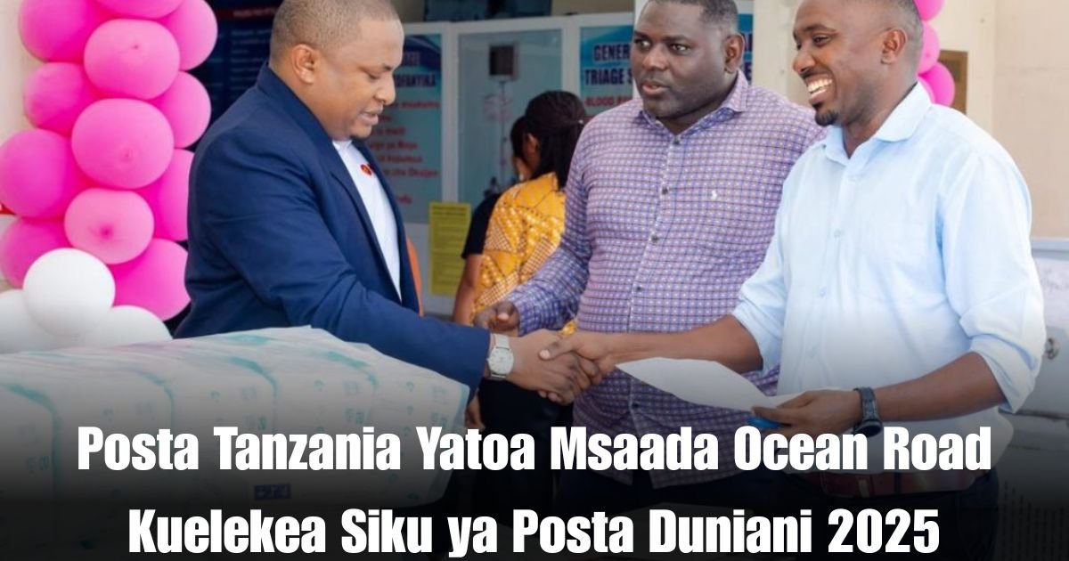 Posta Tanzania Yatoa Msaada Ocean Road Kuelekea Siku ya Posta Duniani 2025