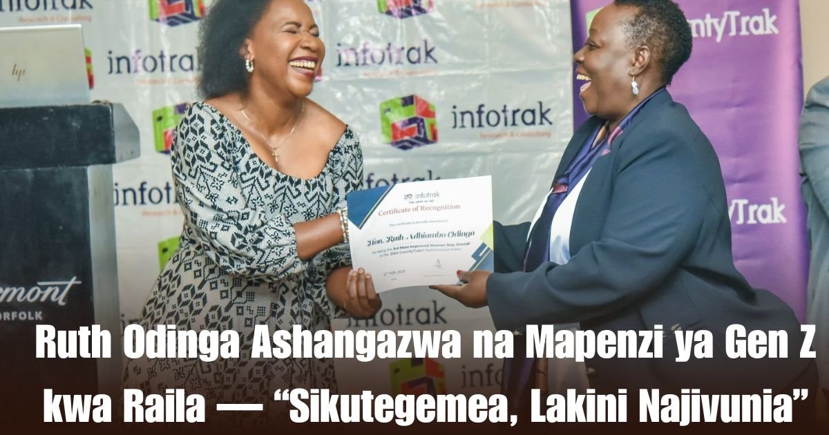 Ruth Odinga Ashangazwa na Mapenzi ya Gen Z kwa Raila — “Sikutegemea, Lakini Najivunia”