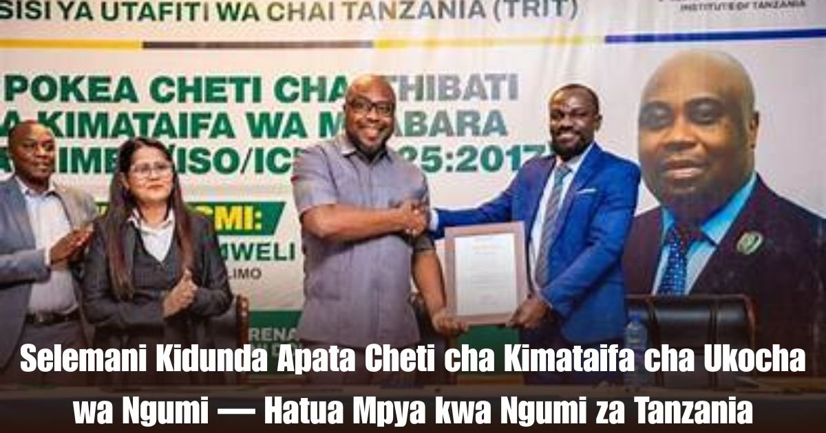 Selemani Kidunda Apata Cheti cha Kimataifa cha Ukocha wa Ngumi — Hatua Mpya kwa Ngumi za Tanzania