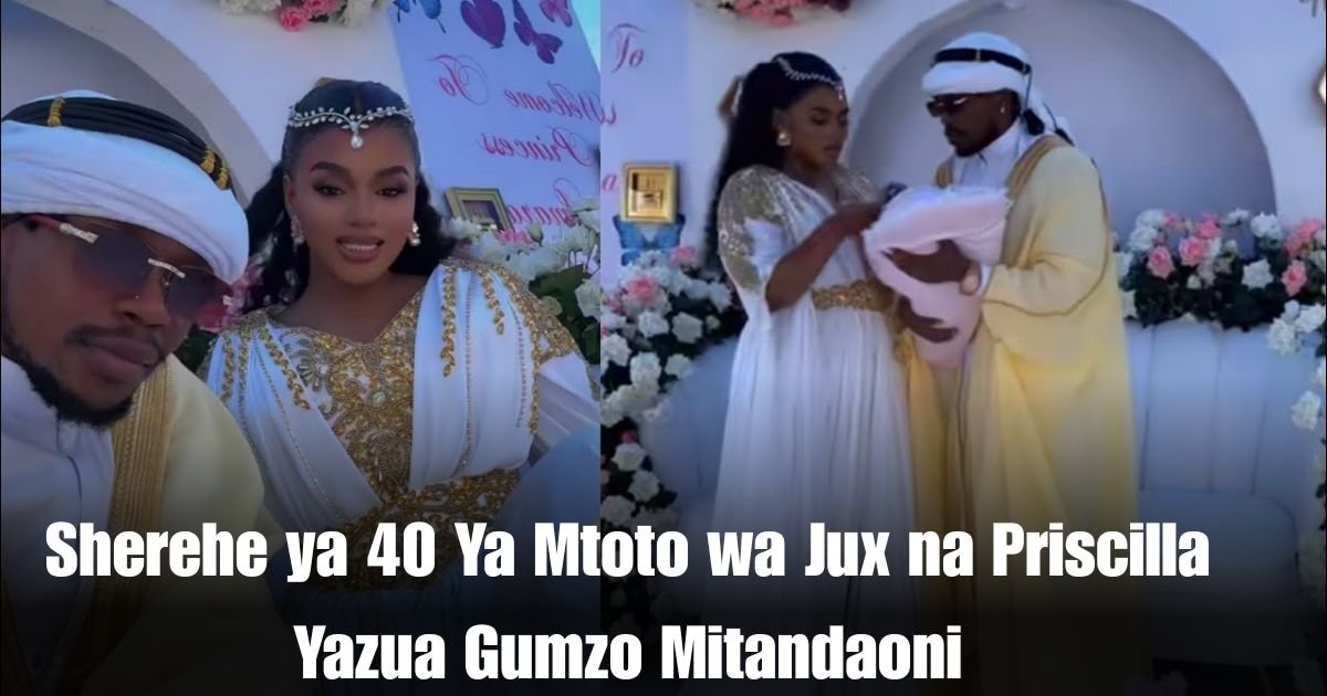 Sherehe ya 40 Ya Mtoto wa Jux na Priscilla Yazua Gumzo Mitandaoni