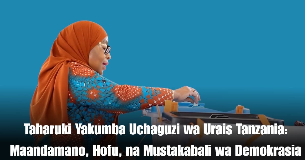 Taharuki Yakumba Uchaguzi wa Urais Tanzania: Maandamano, Hofu, na Mustakabali wa Demokrasia