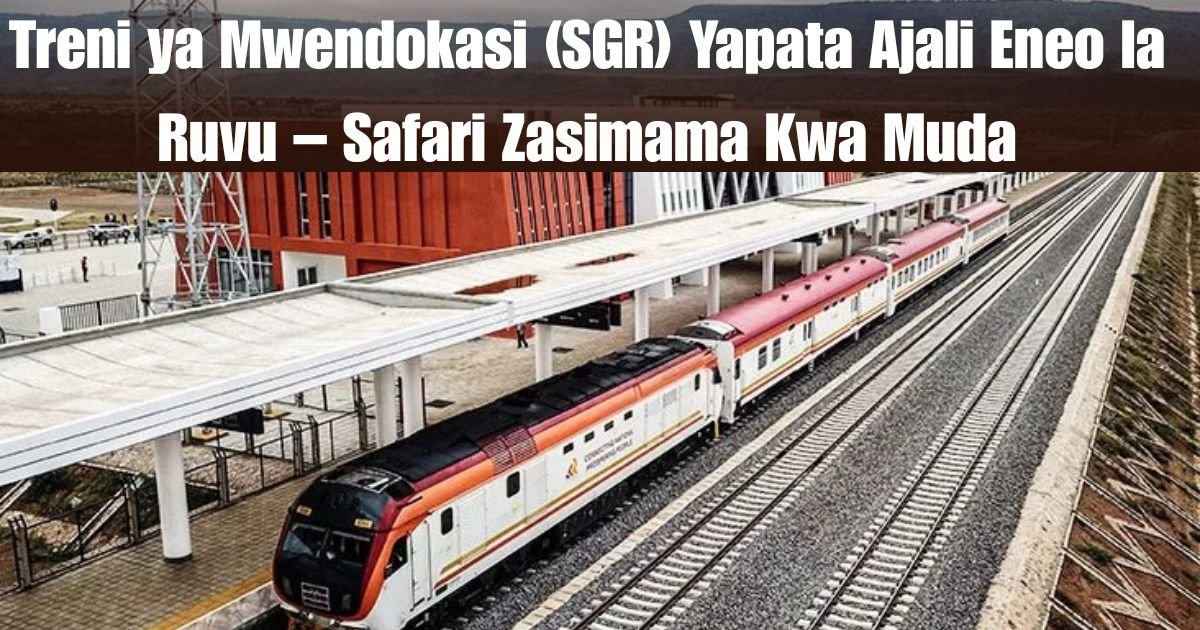 Treni ya Mwendokasi (SGR) Yapata Ajali Eneo la Ruvu – Safari Zasimama Kwa Muda