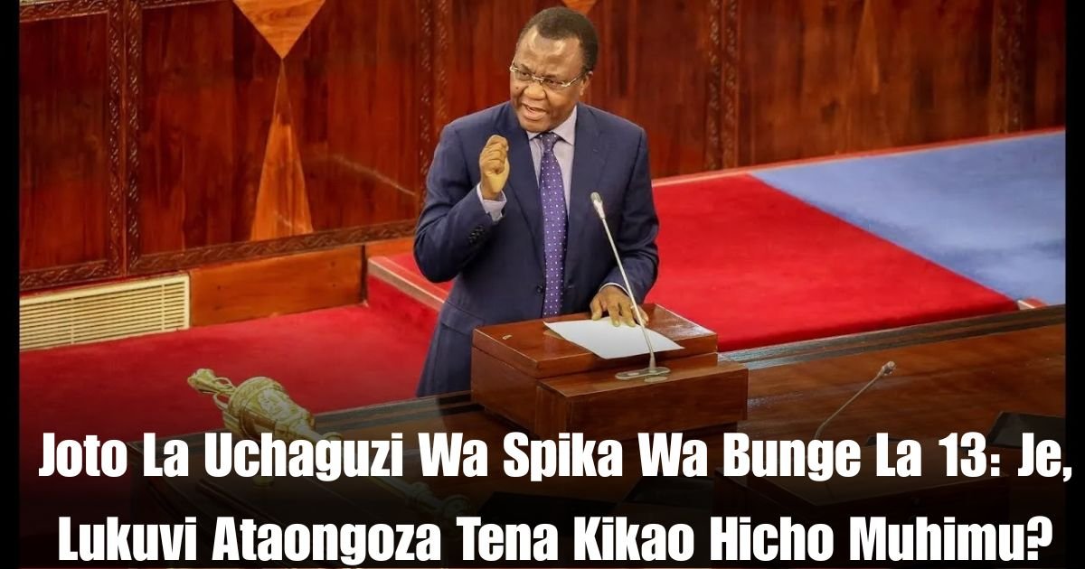 Joto La Uchaguzi Wa Spika Wa Bunge La 13: Je, Lukuvi Ataongoza Tena Kikao Hicho Muhimu?