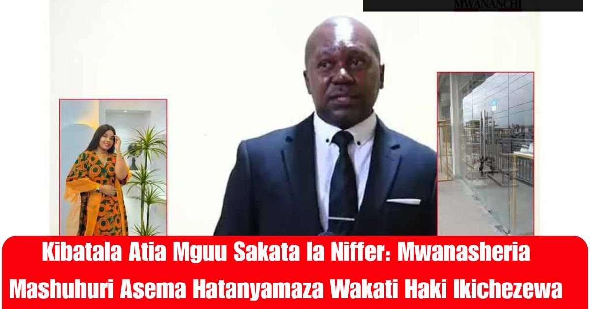 Kibatala Atia Mguu Sakata la Niffer: Mwanasheria Mashuhuri Asema Hatanyamaza Wakati Haki Ikichezewa