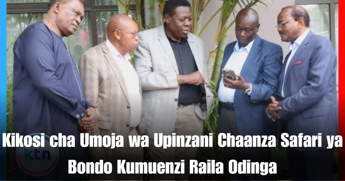 Kikosi cha Umoja wa Upinzani Chaanza Safari ya Bondo Kumuenzi Raila Odinga