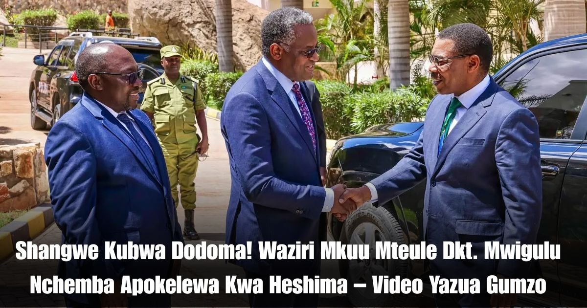 Shangwe Kubwa Dodoma! Waziri Mkuu Mteule Dkt. Mwigulu Nchemba Apokelewa Kwa Heshima – Video Yazua Gumzo