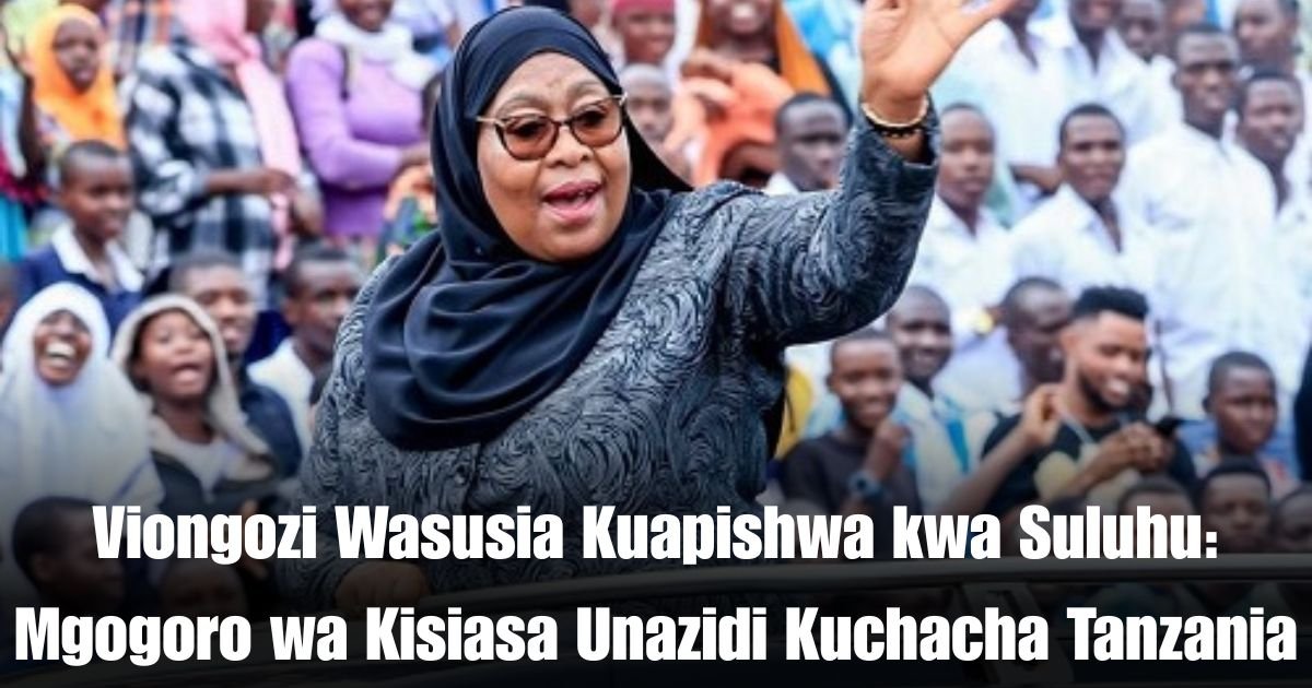 Viongozi Wasusia Kuapishwa kwa Suluhu: Mgogoro wa Kisiasa Unazidi Kuchacha Tanzania