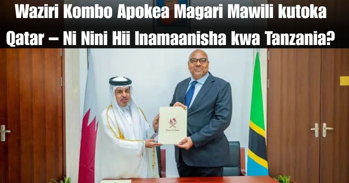 Waziri Kombo Apokea Magari Mawili kutoka Qatar – Ni Nini Hii Inamaanisha kwa Tanzania?