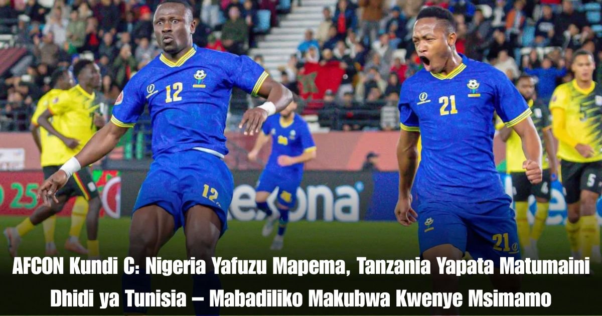 AFCON 2025: Msimamo wa Makundi Wazidi Kuchanganya – Hakuna Kulala! Ona Hapa