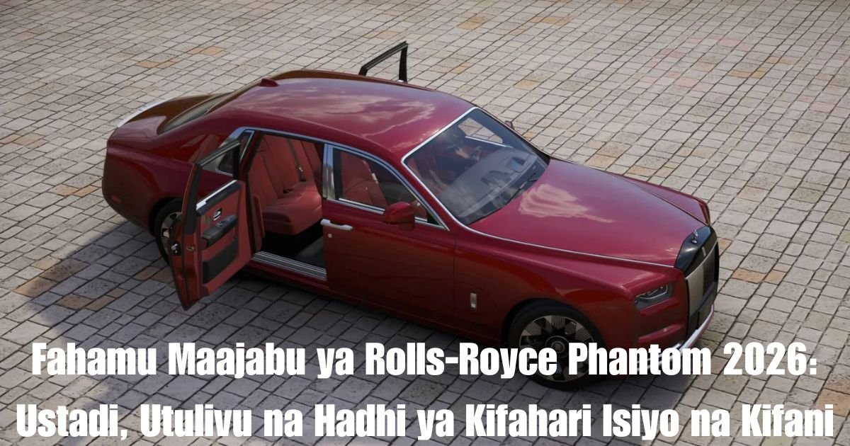 Fahamu Maajabu ya Rolls-Royce Phantom 2026: Ustadi, Utulivu na Hadhi ya Kifahari Isiyo na Kifani
