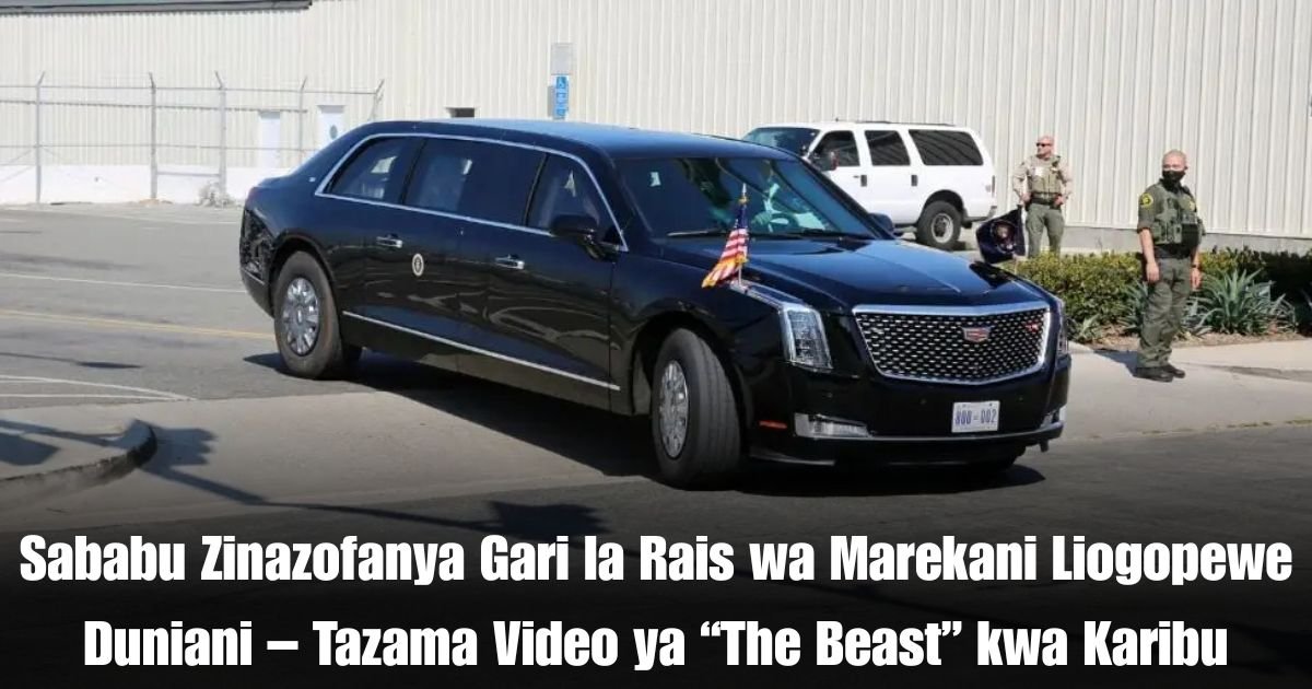 Sababu Zinazofanya Gari la Rais wa Marekani Liogopewe Duniani – Tazama Video ya “The Beast” kwa Karibu