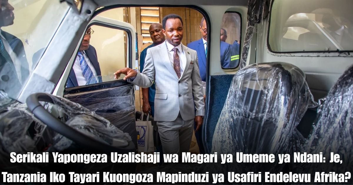 Serikali Yapongeza Uzalishaji wa Magari ya Umeme ya Ndani: Je, Tanzania Iko Tayari Kuongoza Mapinduzi ya Usafiri Endelevu Afrika?