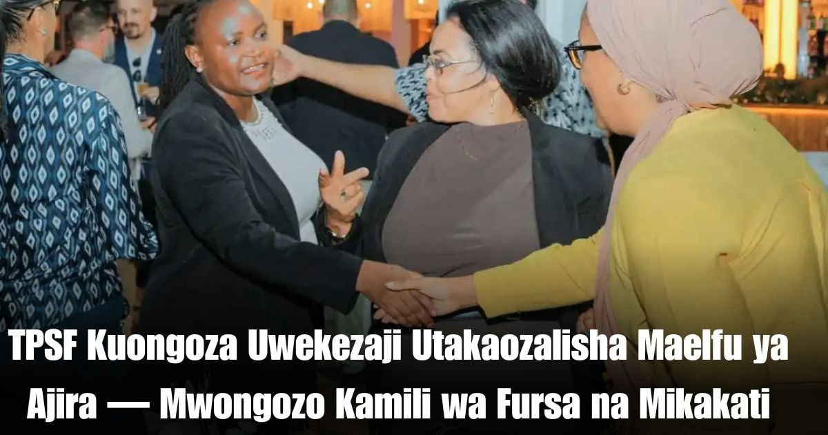 TPSF Kuongoza Uwekezaji Utakaozalisha Maelfu ya Ajira — Mwongozo Kamili wa Fursa na Mikakati