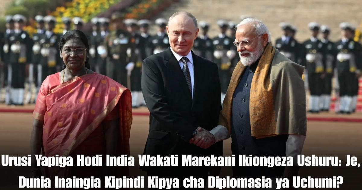 Urusi Yapiga Hodi India Wakati Marekani Ikiongeza Ushuru: Je, Dunia Inaingia Kipindi Kipya cha Diplomasia ya Uchumi?